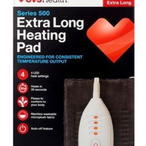 CVS Extra Long Heating Pad 12” X 24” Series 500